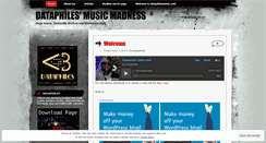Desktop Screenshot of blog.dataphilesmusic.com