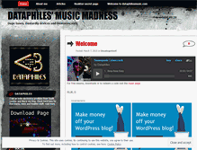 Tablet Screenshot of blog.dataphilesmusic.com